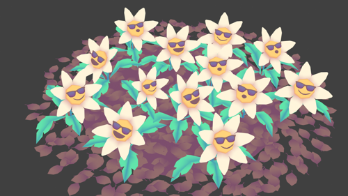It's finally spring! Rigged Animated Flower preview image